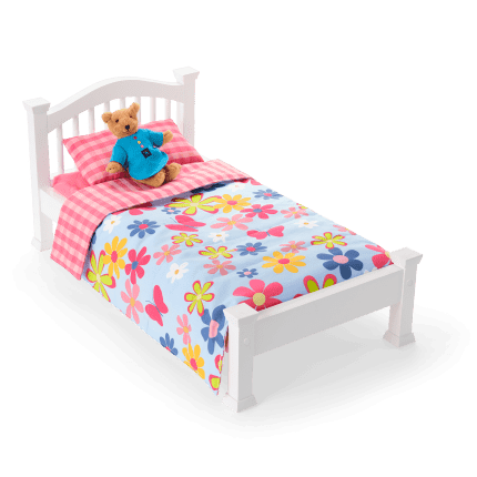 Isabel’s™ Bed & Floral Dreams Bedding Set for 18-inch Dolls (Historical Characters)