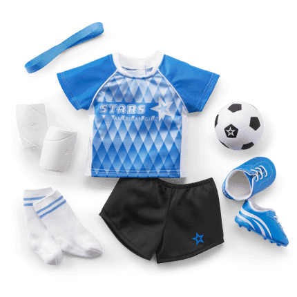 Go for the Goal Soccer Outfit for 18-inch Dolls