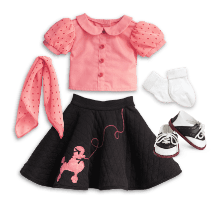 Maryellen's™ Poodle Skirt Outfit for 18-inch Dolls
