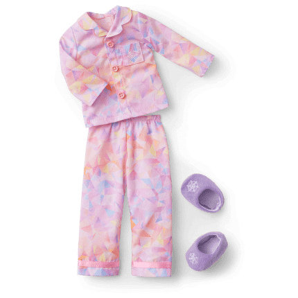 Gwynn’s™ Powder Pink Pajamas for 14.5-inch Dolls