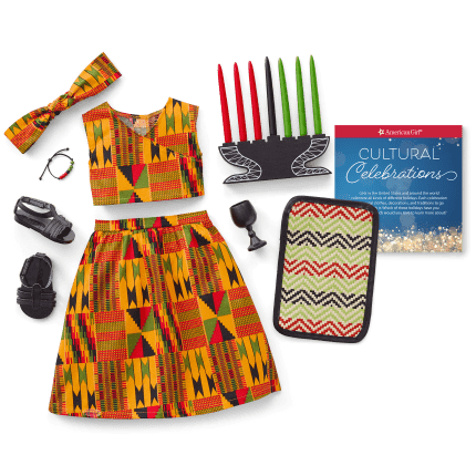 Kwanzaa Celebration Outfit for 18-inch Dolls