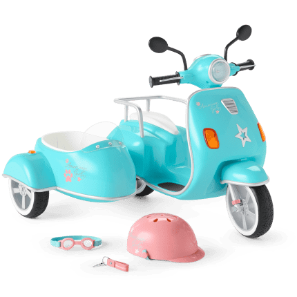 True Blue Scooter & Sidecar